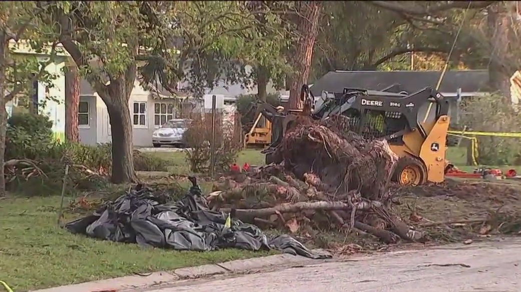 Tornado damage clean up continues